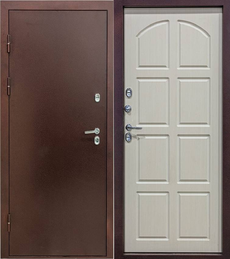 Входная дверь стальная 12 см DIVA-102 Медный антик фото 1 — Финдвери