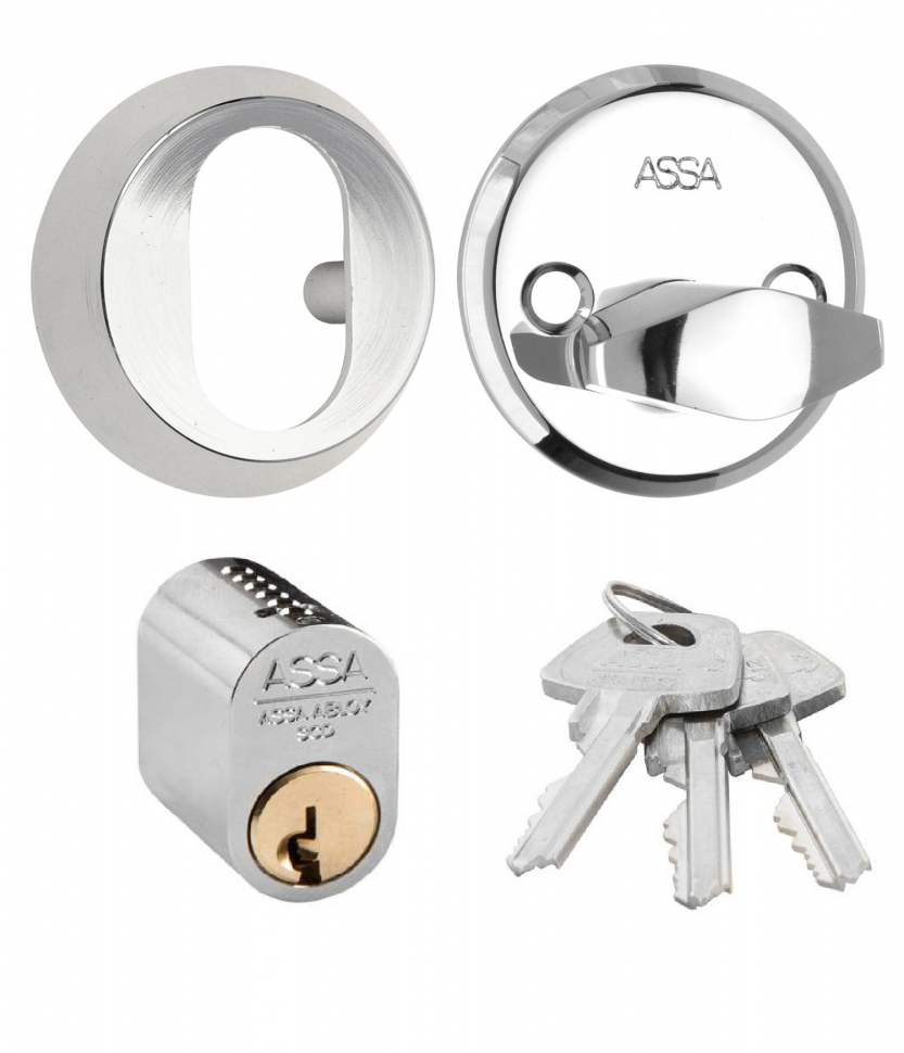 Цилиндр ASSA  ABLOY 1301(011) фото 1 &mdash; Финдвери