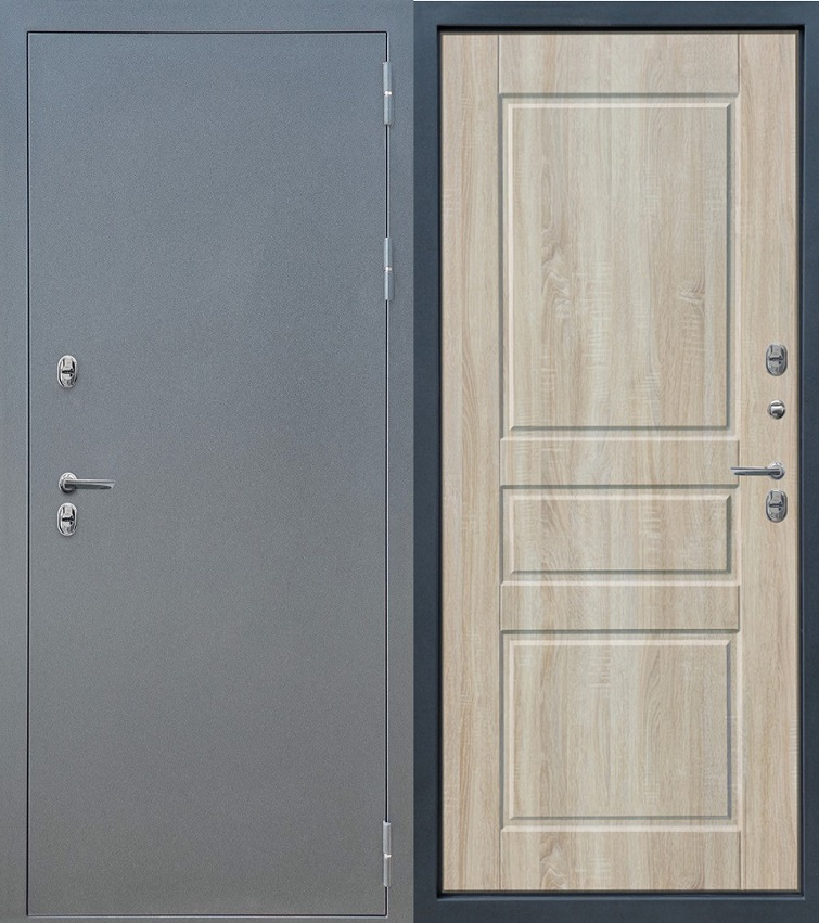 Входная дверь стальная 11 см YoDoors-20 Termo Дуб сонома фото 1 &mdash; Финдвери