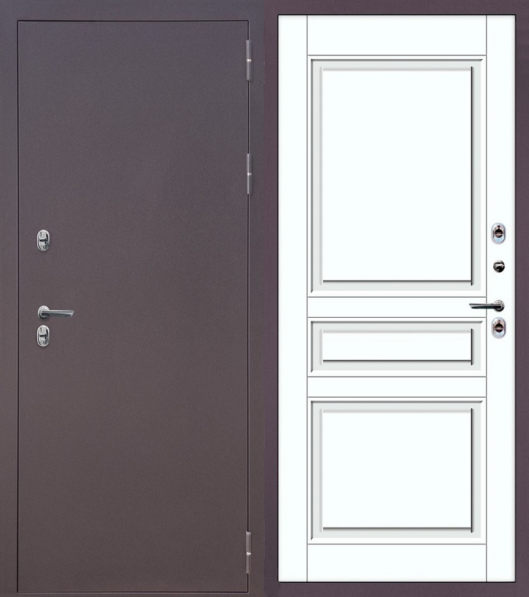 Входная дверь стальная 11 см YoDoors-21 Termo Velluto Bianco фото 1 &mdash; Финдвери