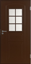 Коричневая входная дверь SWEDOOR Basic 0020