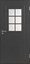 Темно-серая входная дверь SWEDOOR Basic 0020