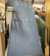 Синяя входная дверь JELD-Wen Classic C1881