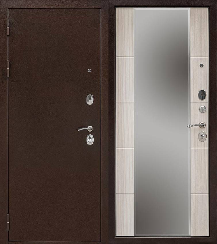 Входная дверь стальная 10 см Президент Z-Клен фото 1 — Финдвери