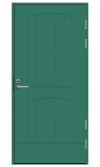 Зеленая входная дверь R2000