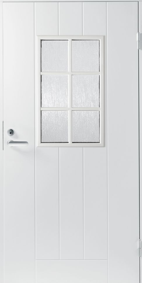 Белая входная дверь R0015 фото 1 — Финдвери