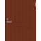 Кирпично-красная входная дверь F2000