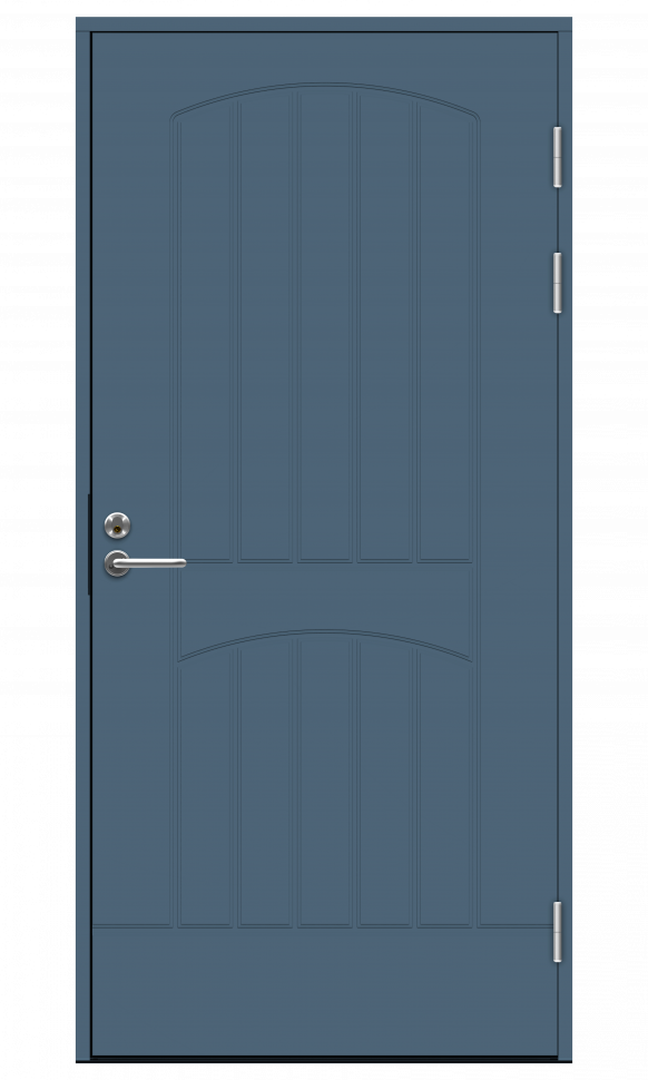 Синяя входная дверь F2000 фото 1 — Финдвери