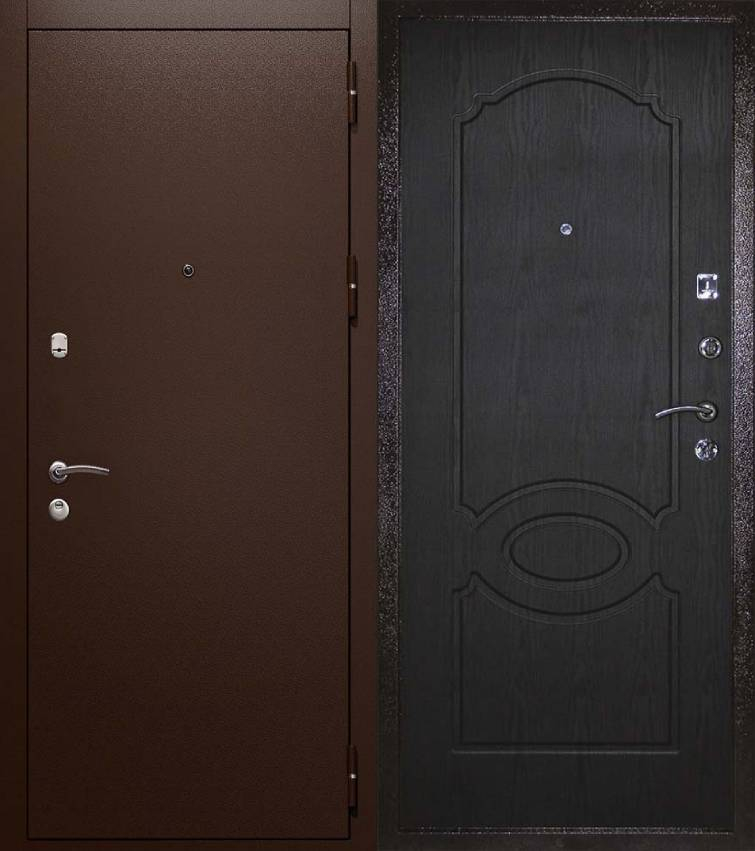 Входная дверь стальная 6,5 см К-7 Венге фото 1 — Финдвери